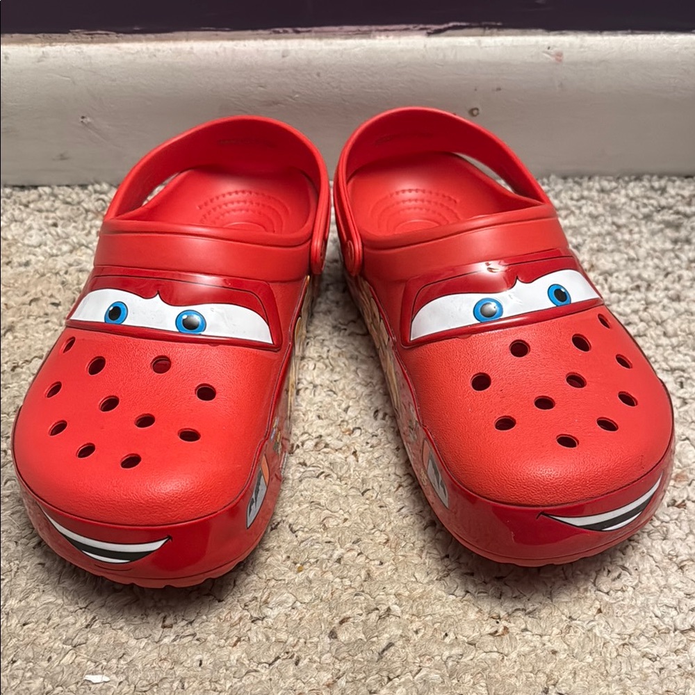 Lightening McQueen Light Up Crocs